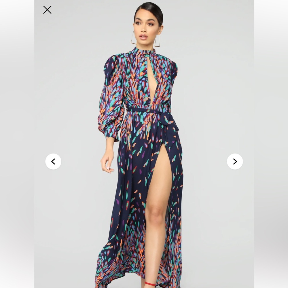 Nwot Wings Of A Feather Maxi Dress View 5